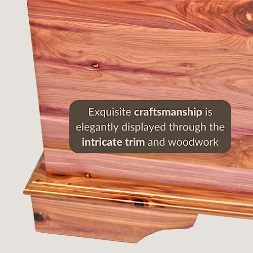 Natural Red Cedar Hope Chest Storage Trunk Y275328