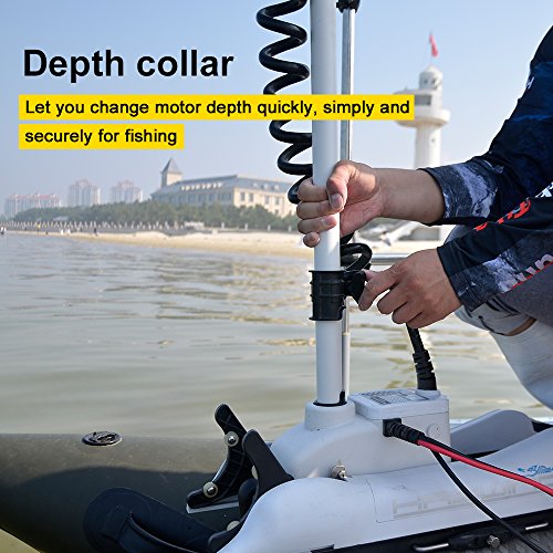 12V 55LBS 48inch Bow Mount Trolling Motor with Remote Control F220