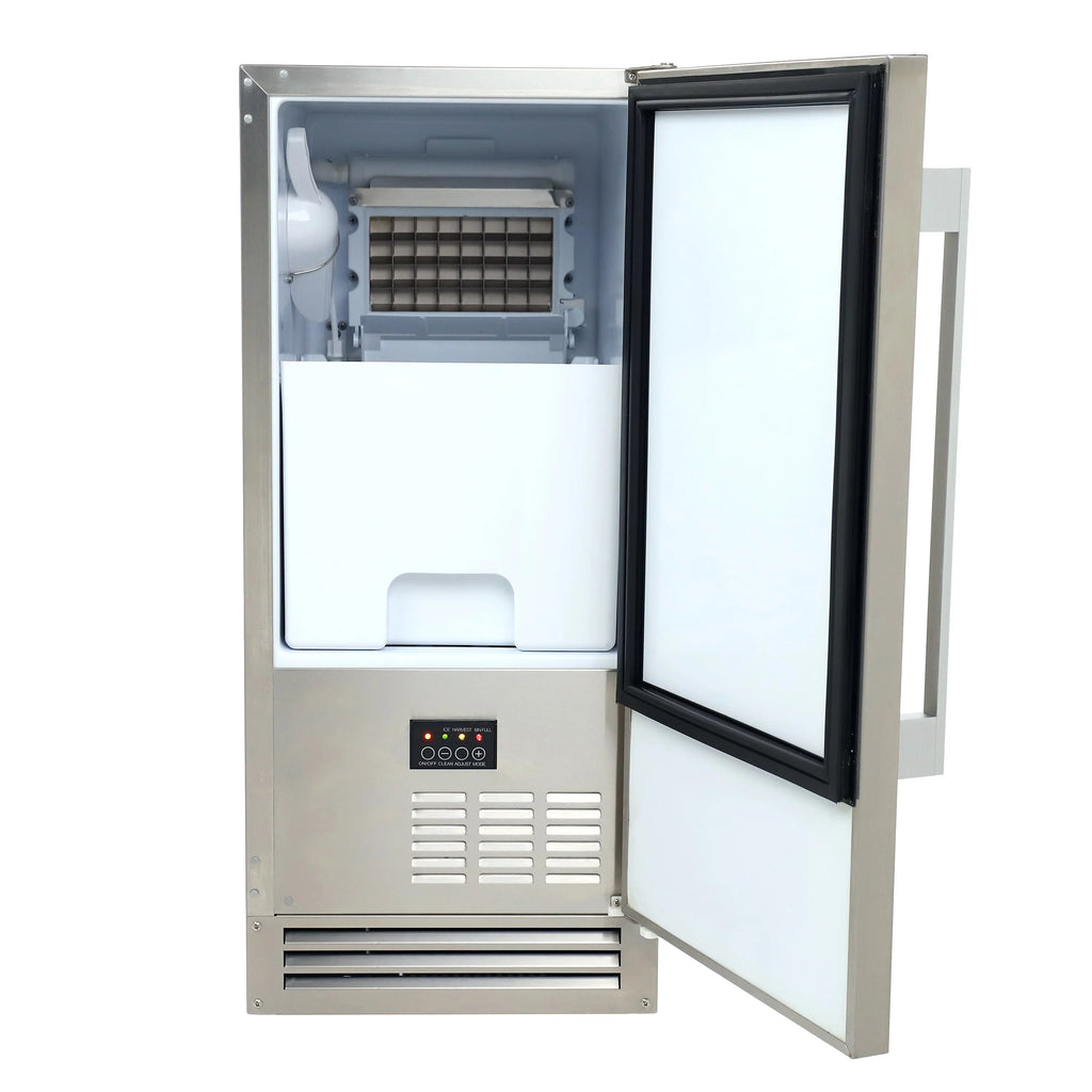 Commercial Built-In Ice Maker, 50 lb. Capacity, Stainless Steel K190882