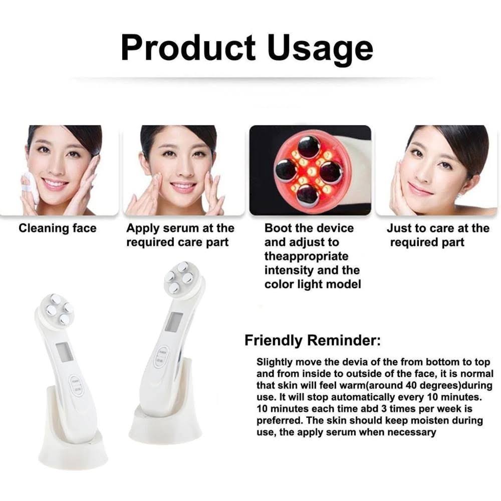 Portable Handheld Sonic Facial Massager J702626