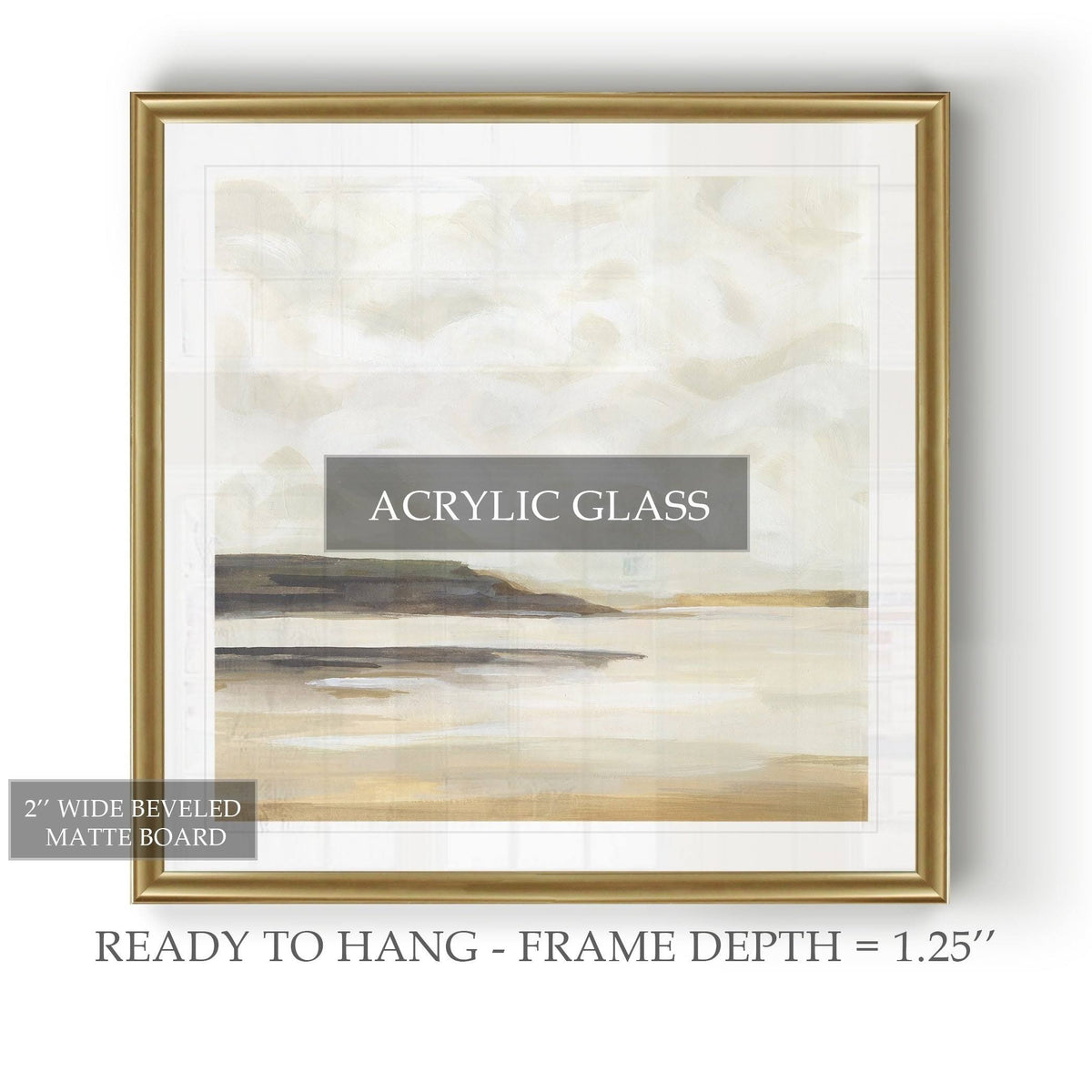 Black Framed Print 26 x 26 B393