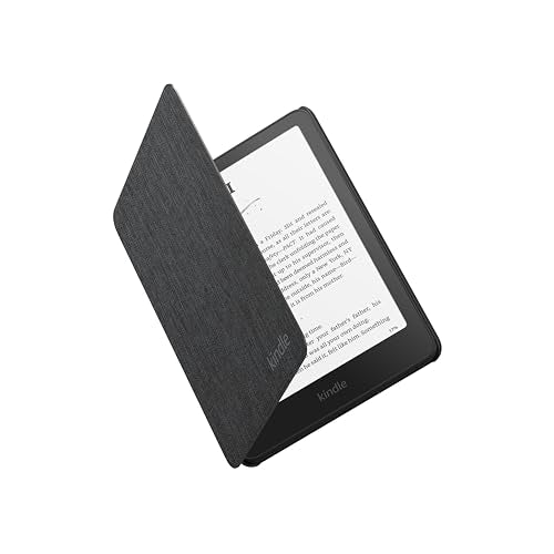 Kindle Paperwhite and Colorsoft Signature Edition Case, Lightweight Water-Safe Foldable Fabric Cover T70125