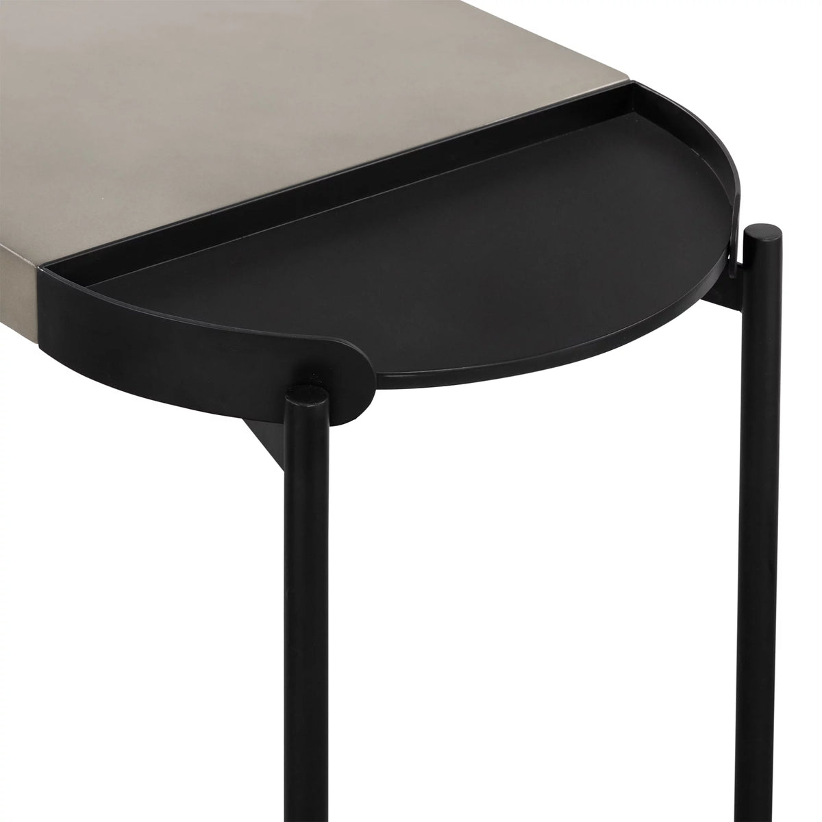 47" Stone Concrete Console Table R1826
