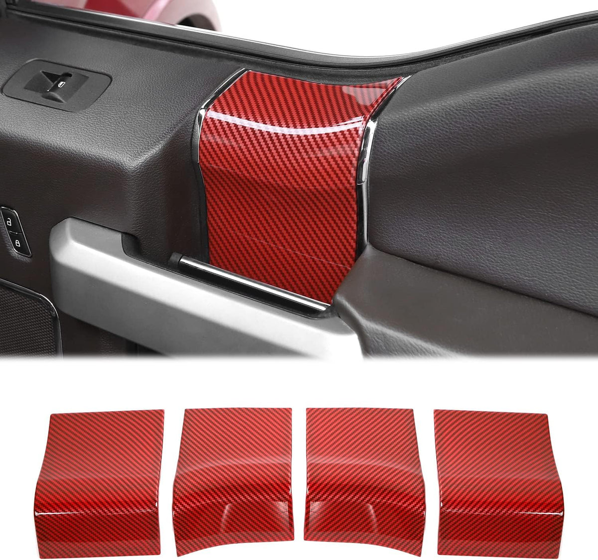 Interior Door Handle Panel Trim ABS Cover A6767