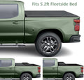 Soft Tri-Fold Truck Bed Cover 5.2ft Bed Tonneau Cover P7816