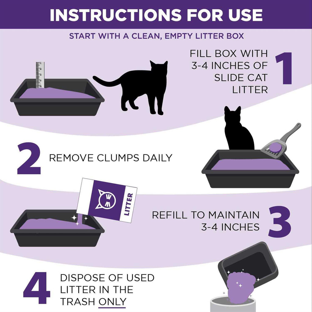 Slide Easy Clean-Up Clumping Cat Litter D82520