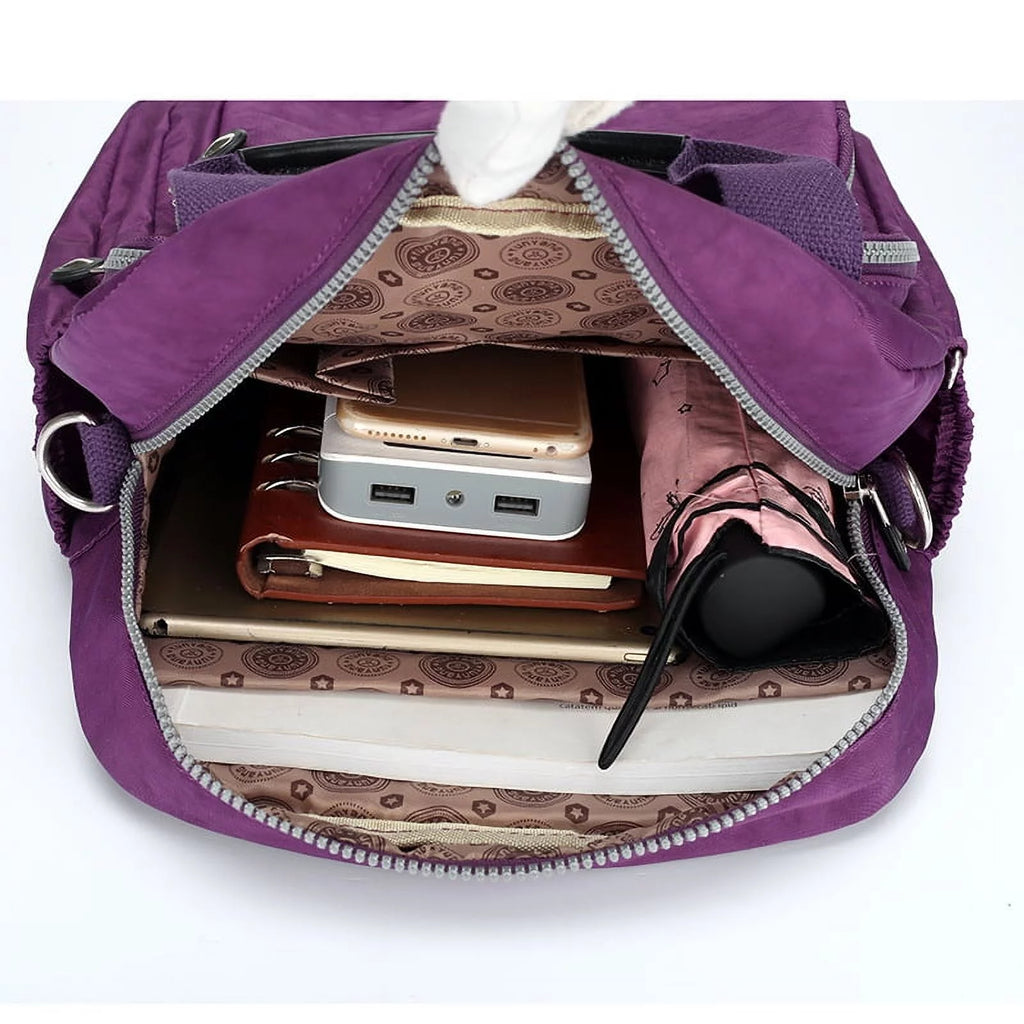Lightweight Nylon Totes Water Resistant Crossbody Shoulder Bag S11627