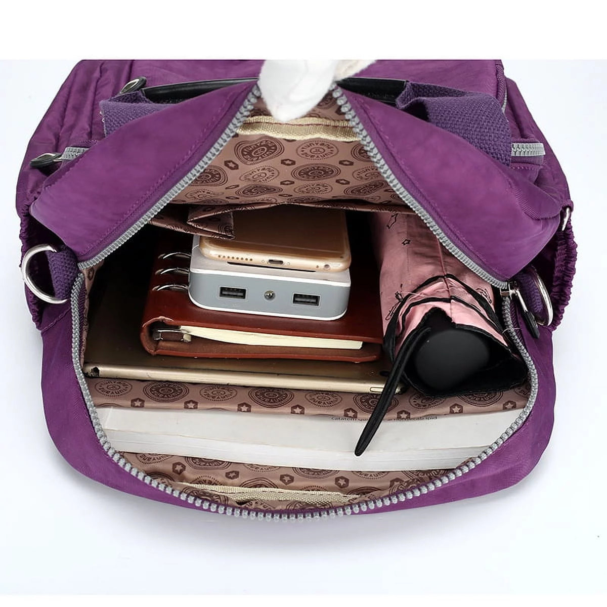 Lightweight Nylon Totes Water Resistant Crossbody Shoulder Bag S11627