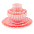 8 Pcs PVC Dollhouse Kitchen Dinnerware Toys Set T88891