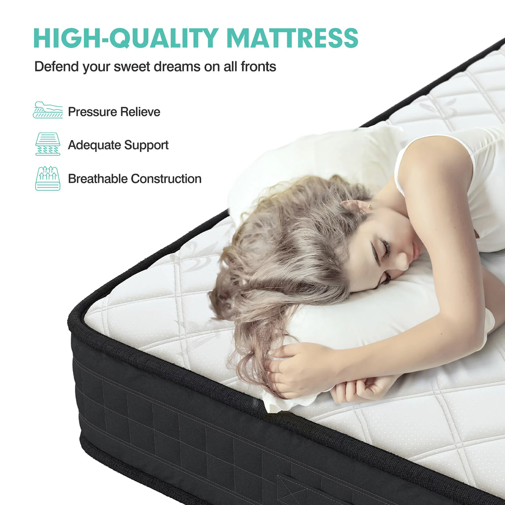 Queen Size Memory Foam Medium Firm Mattress P4183