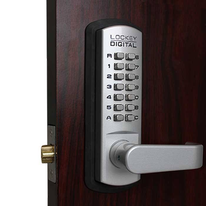 Jet Black Marine Grade Mechanical Keyless Lever Lock O19456