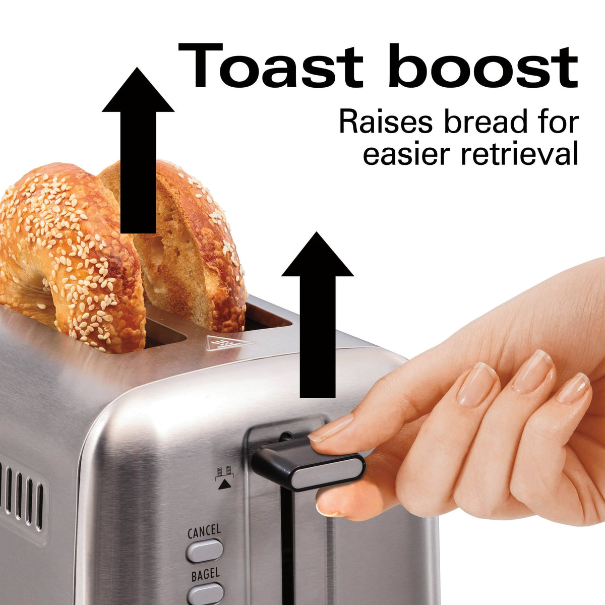 2 Slice Stainless Steel Toaster Y38971
