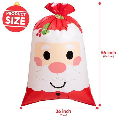 3 Pcs Christmas Gift Bags with Gift Tag M264