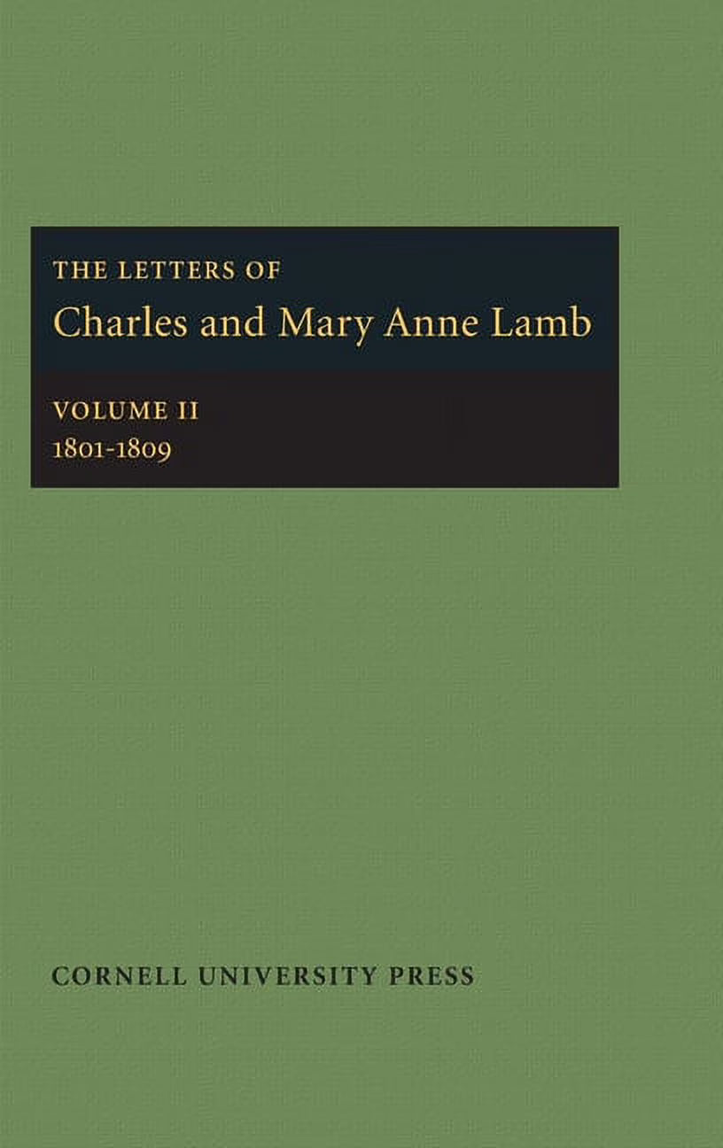 The Letters of Charles and Mary Anne Lamb, Vol. 2 Y9135