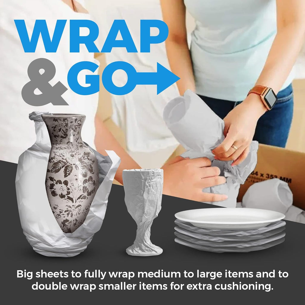 Packing Paper Sheets for Moving - 10lb - 320 Sheets - 27" x 17" N146