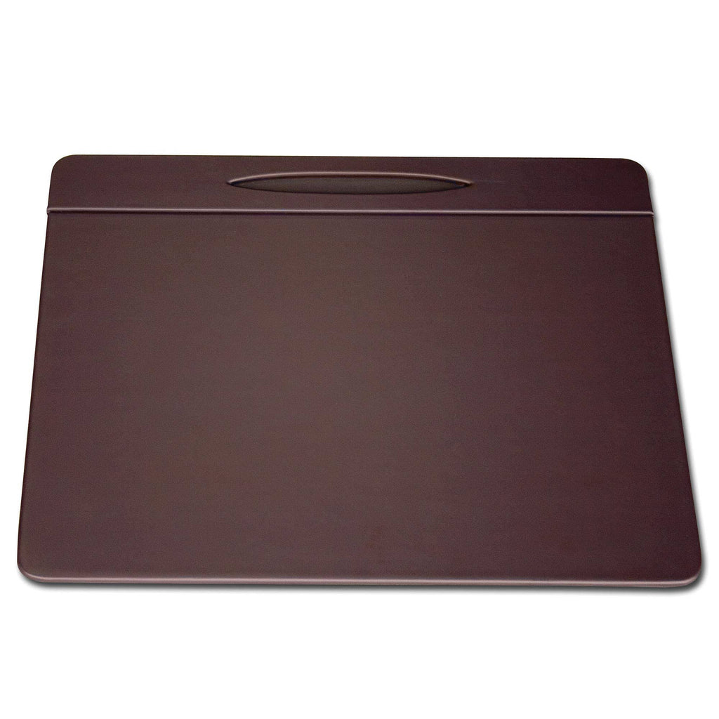 Chocolate Brown Leatherette Conference Pad with Pen Well X413