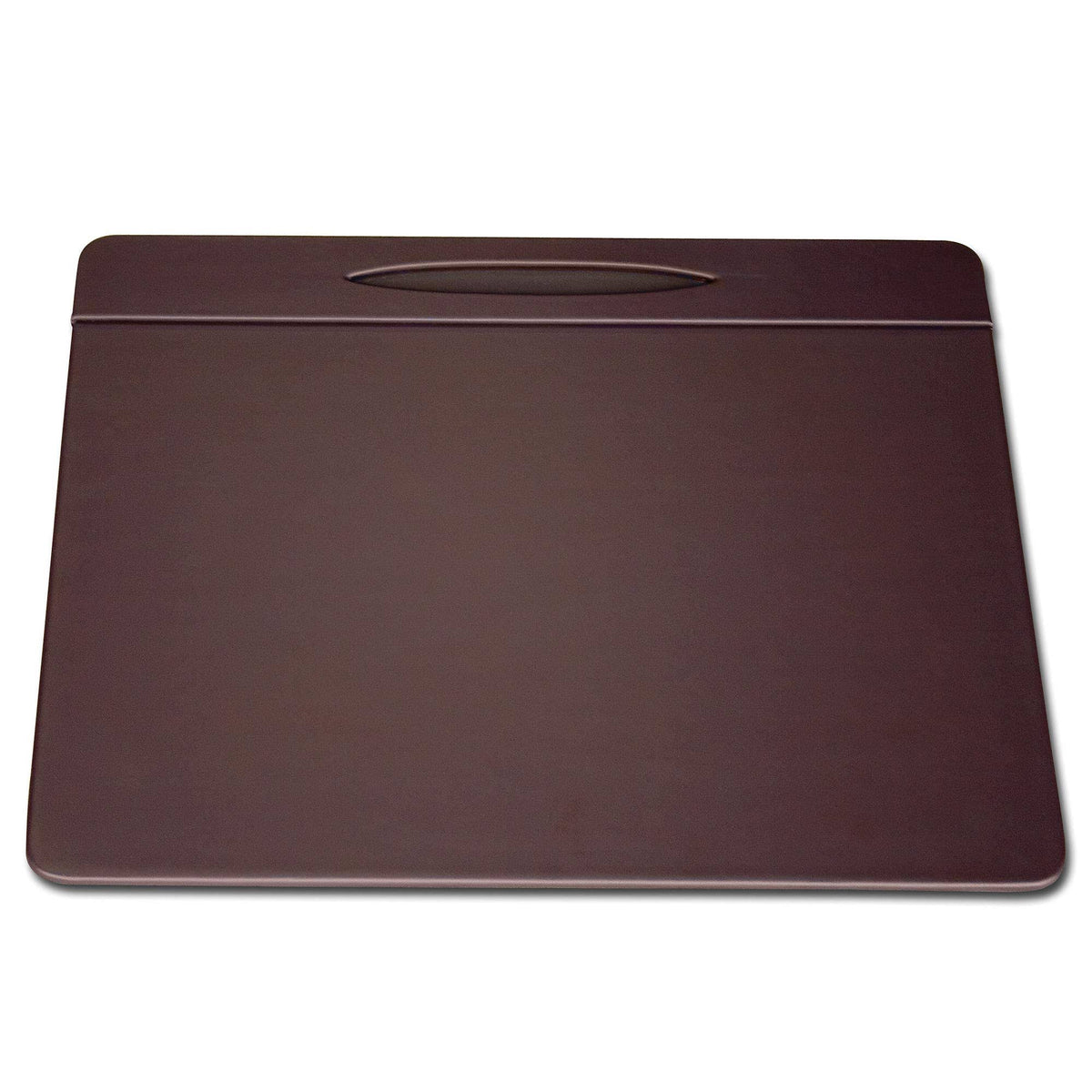 Chocolate Brown Leatherette Conference Pad with Pen Well X413