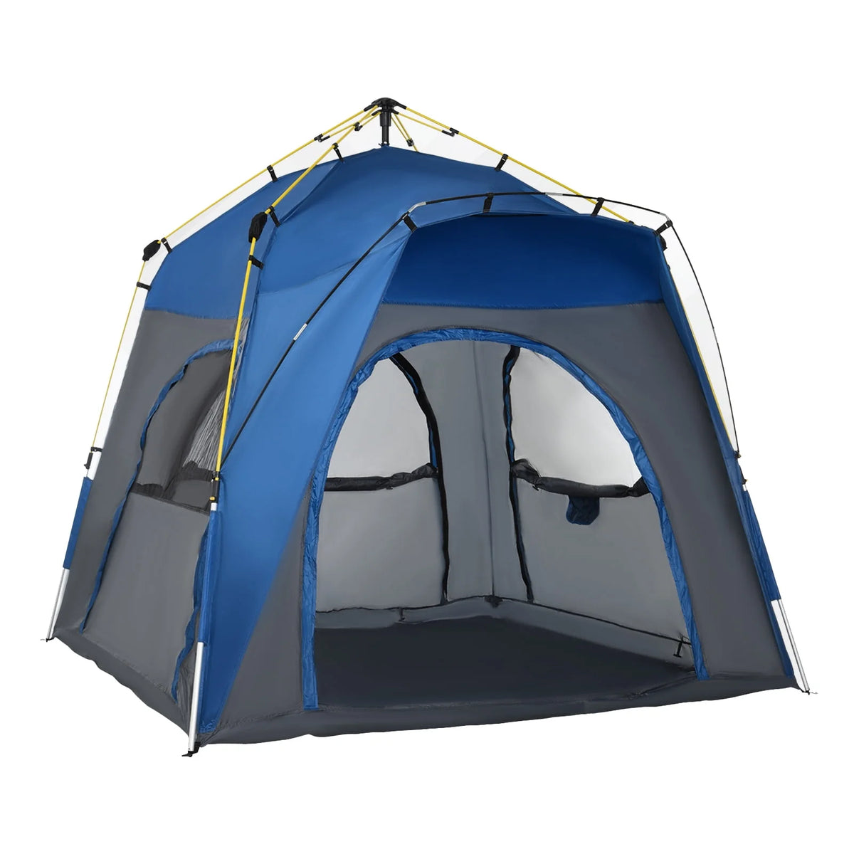 4 Person Pop Up Tent with Windows and Doors B3268