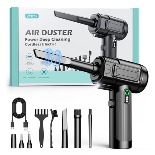 100000RPM Cordless Electric Air Duster with LED Light F27150