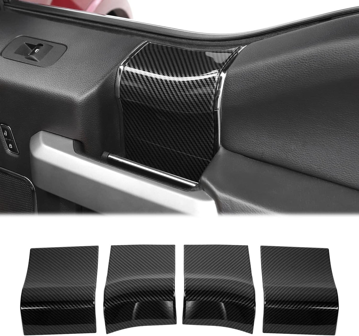 Interior Door Handle Panel Trim ABS Cover A6767