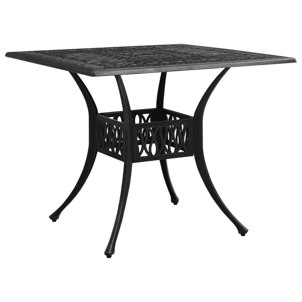5 Piece Cast Aluminum Black Bistro Set B2570