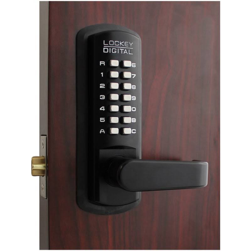 Jet Black Marine Grade Mechanical Keyless Lever Lock O19456