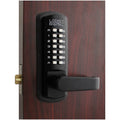 Jet Black Marine Grade Mechanical Keyless Lever Lock O19456