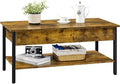 Lift Top Coffee Table with Hidden Compartment X48793