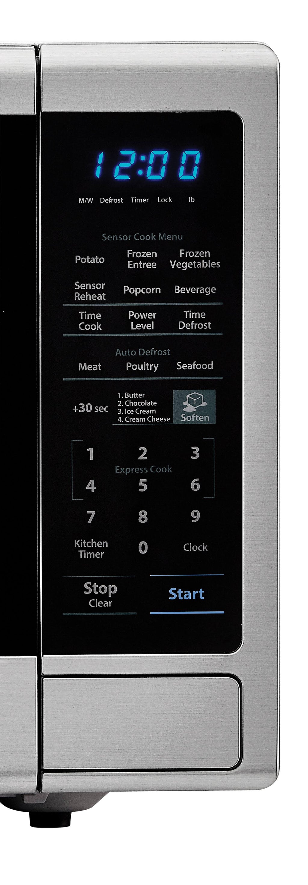 1100W 1.8 cu ft Black Stainless Steel Microwave Y2799