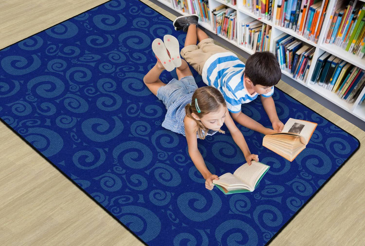 Blue 10'6 x 13'2 Carpet L2354