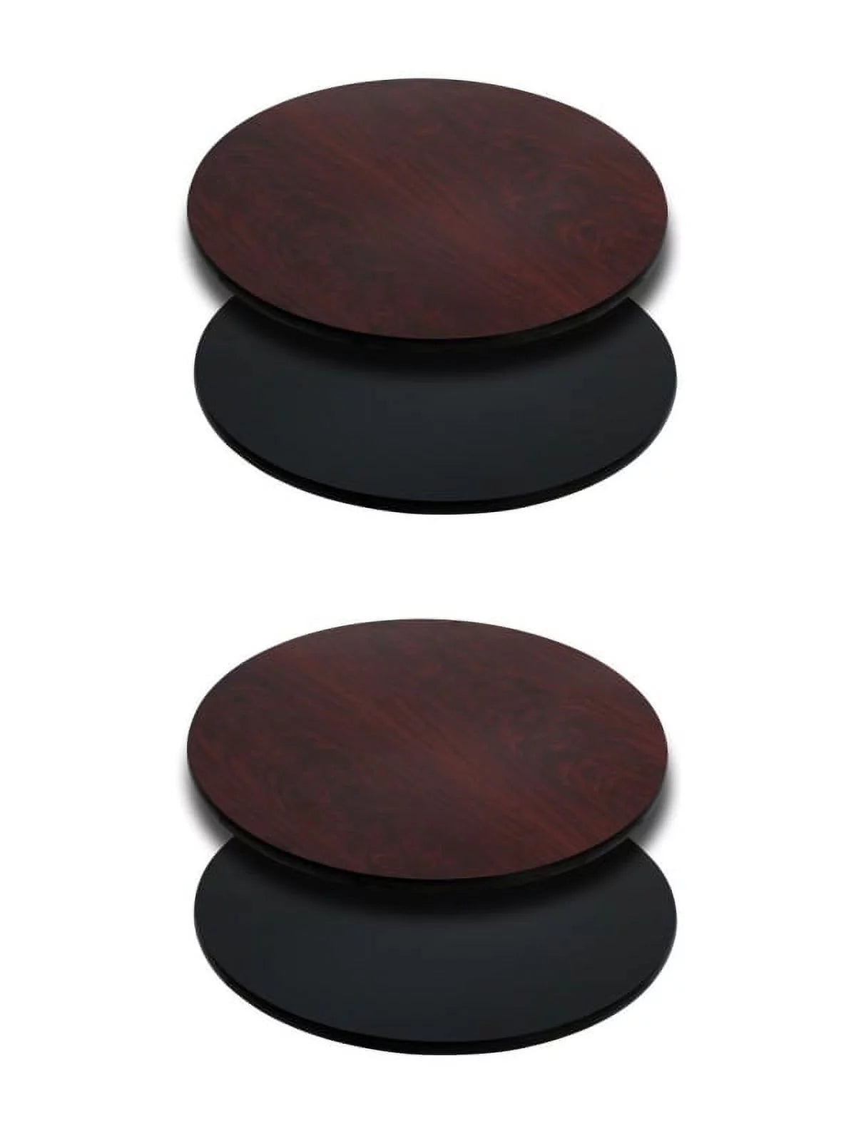 2 Pack 36'' Round Reversible Laminate Table Top D699