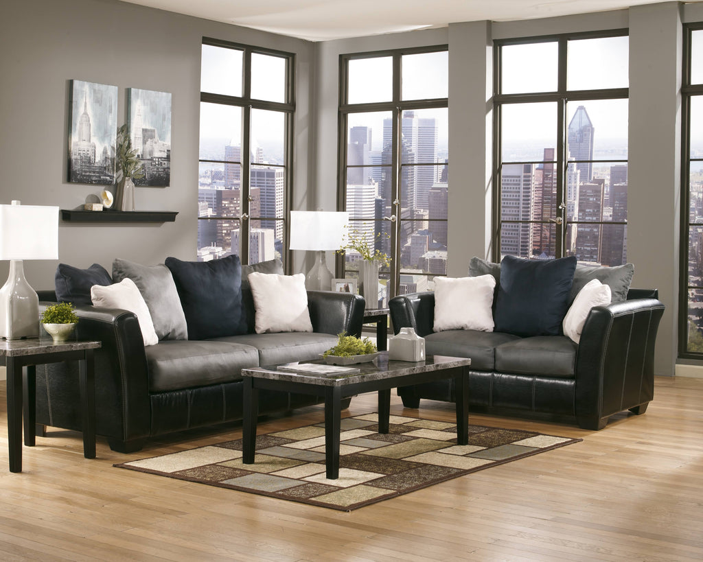 3-Piece Occasional Table Set Black X53606