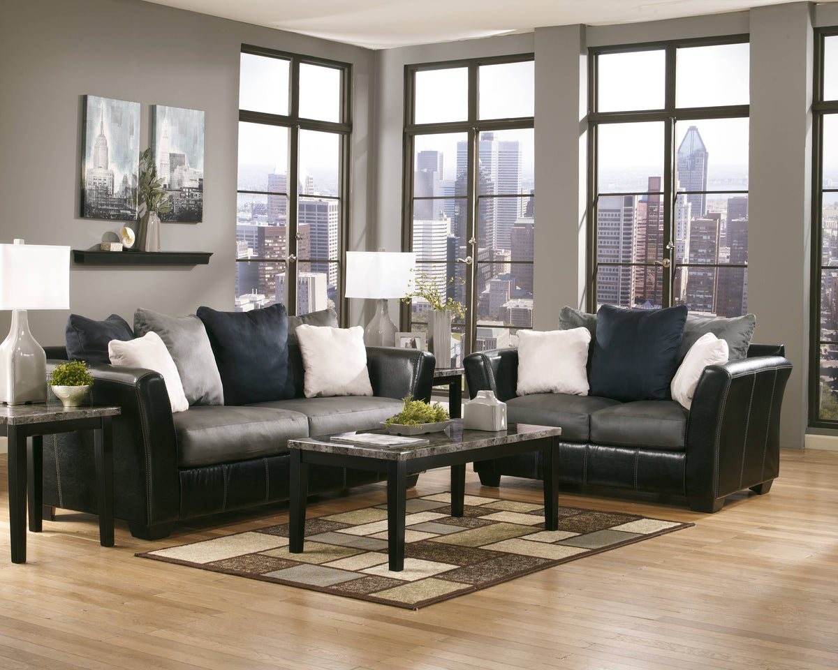 3-Piece Occasional Table Set Black X53606