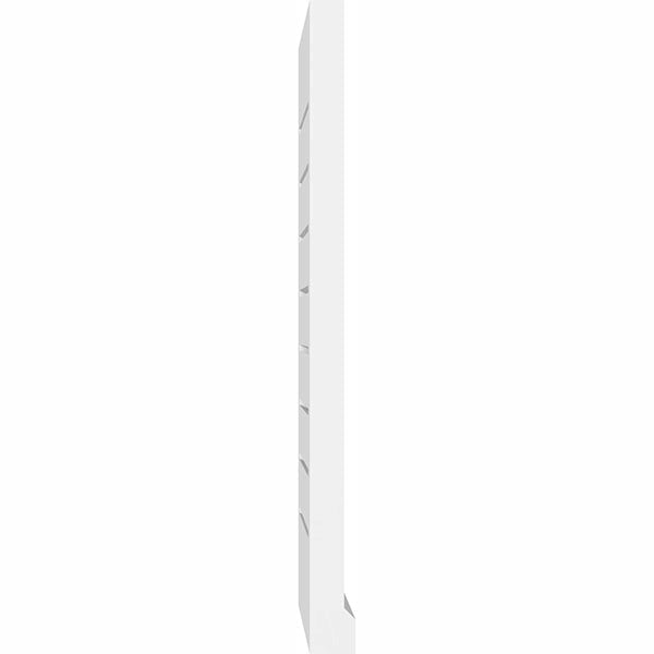 Vertical Surface Mount PVC Gable Vent T6183