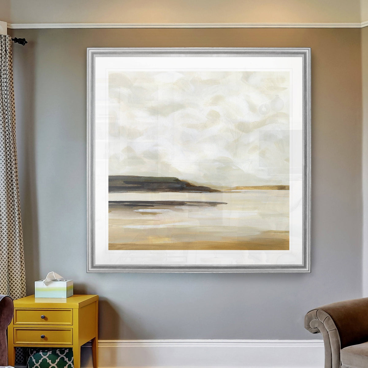 Black Framed Print 26 x 26 B393