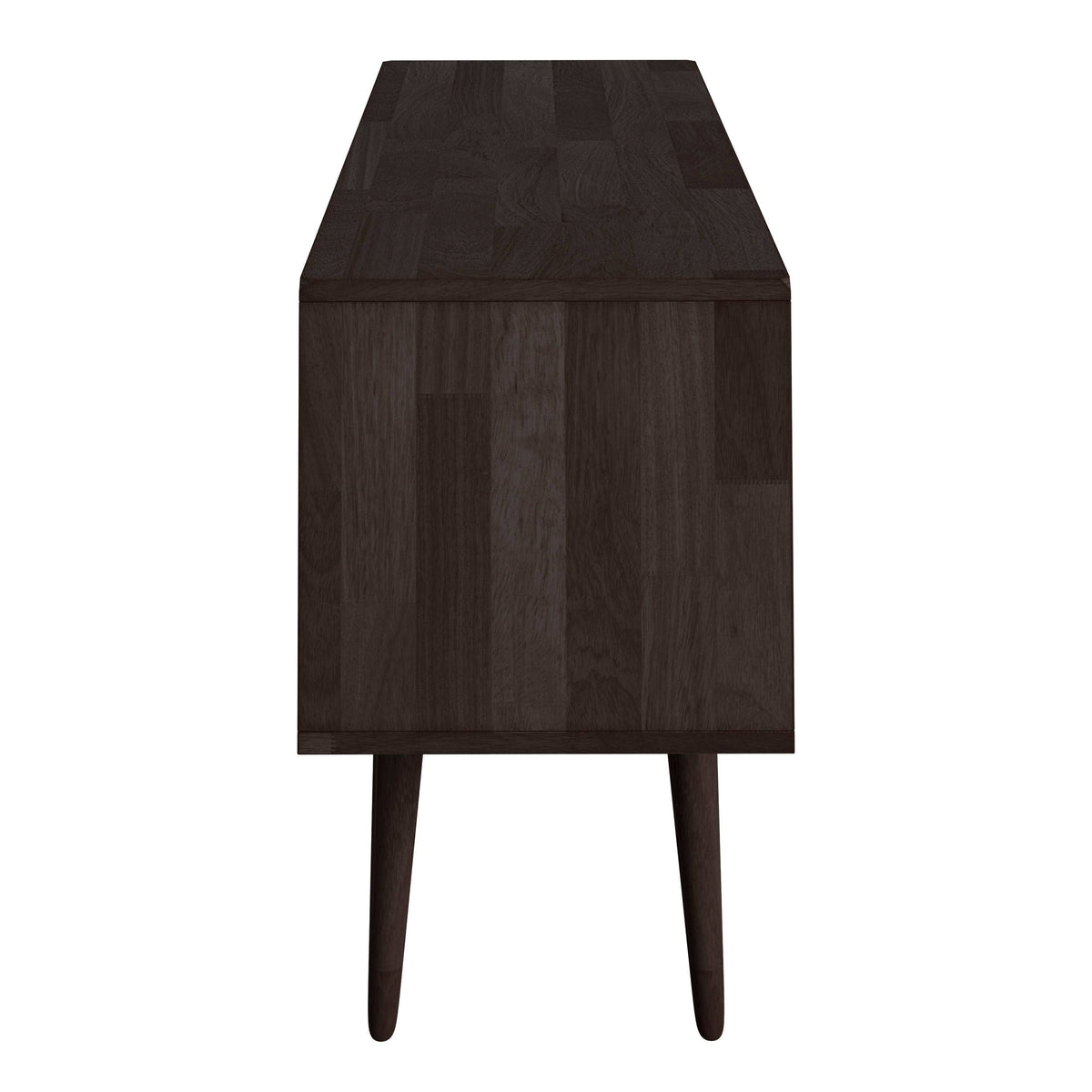 Natural Finish Wood Entertainment Cabinet with Doors A77955