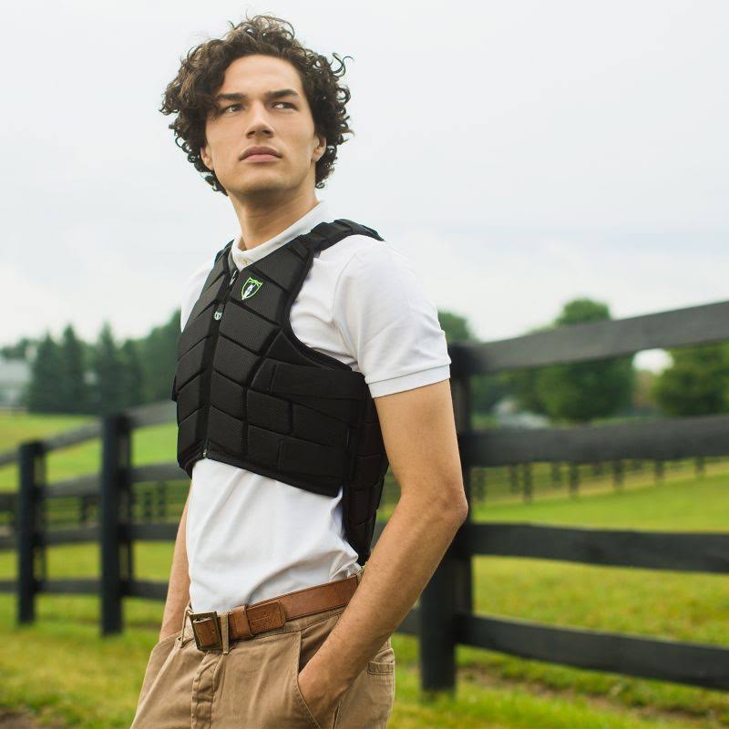 Black Long Protective Vest Q468921
