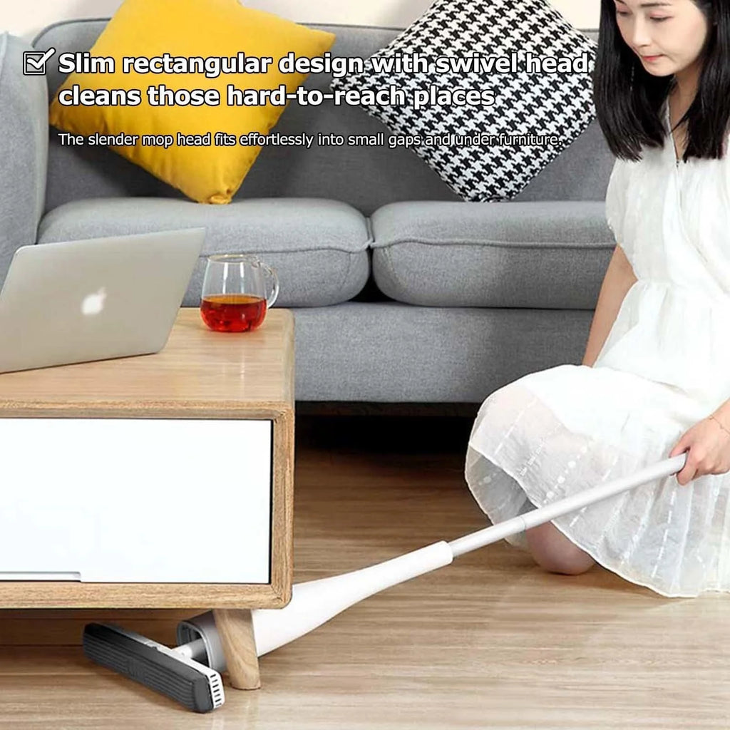 Self-Squeeze PVA Foam Sponge Mop with 2 Sponge Mop Head Replacement S4453