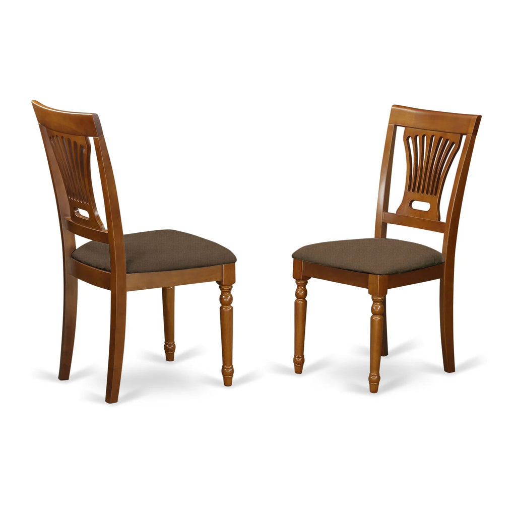 Dining Table Set with 18" Leaf and Chairs S305