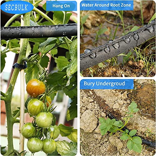 Flat Soaker Hose 75 ft Dual-layer Leak-free M880810
