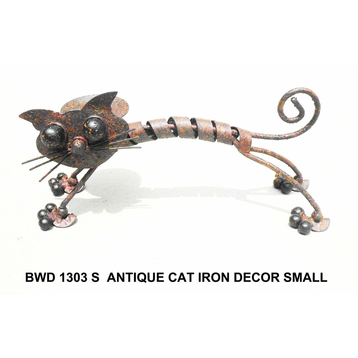 Set of 3 Iron Cat Decor R7236