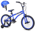 18 Boy's BMX Bicycle with Helmet, Red Z7791