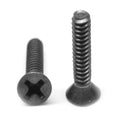 Black Zinc Plated #6-32 x 1/4 Coarse Thread Machine Screw V1659