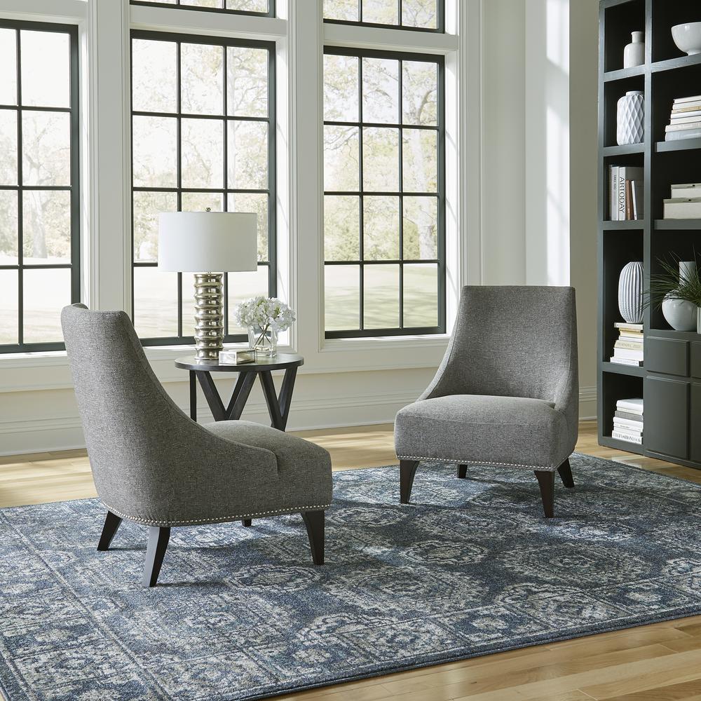 Upholstered Accent Chair Charcoal V192812
