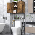 White Over The Toilet Storage Cabinet with 2 Doors C687682