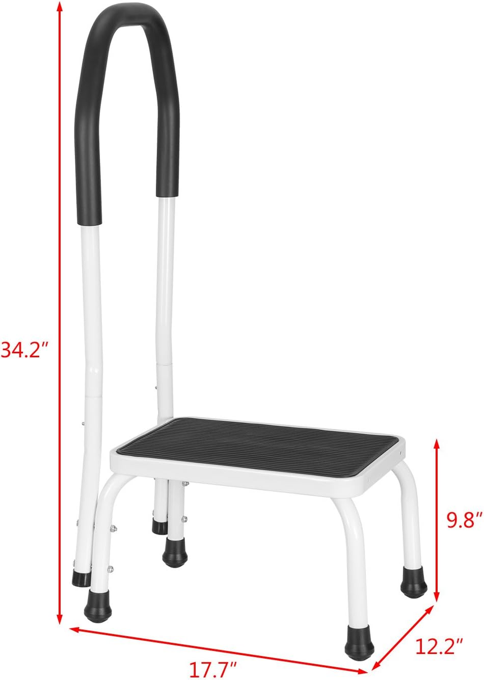 Steel One Step Stool with Cushion Grip Handle N5257
