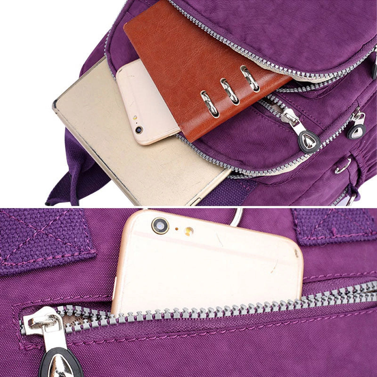 Lightweight Nylon Totes Water Resistant Crossbody Shoulder Bag S11627