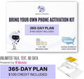Mobile Phone Plan for 365 Days - Unlimited Talk and Text and No Data K733619