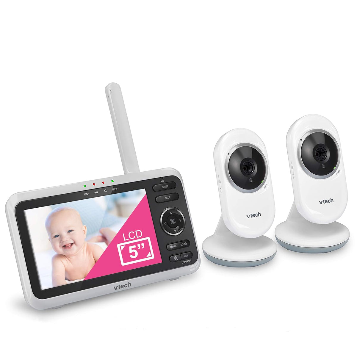 Video Monitor with 5 Screen, 2 Cameras, Night Vision R36044