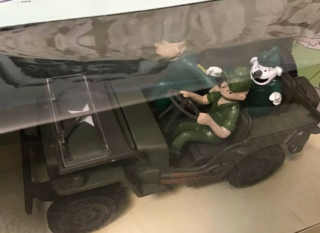 Die-Cast Beetle Bailey in Willys Jeep R512